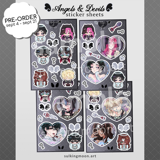 [PREORDER] ALNST - Angel & Devil Stickersheets