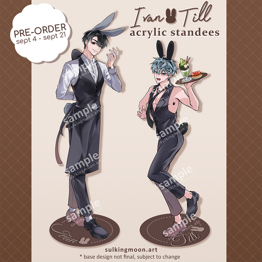 [PREORDER] Ivan & Till Cafe Acrylic Stands