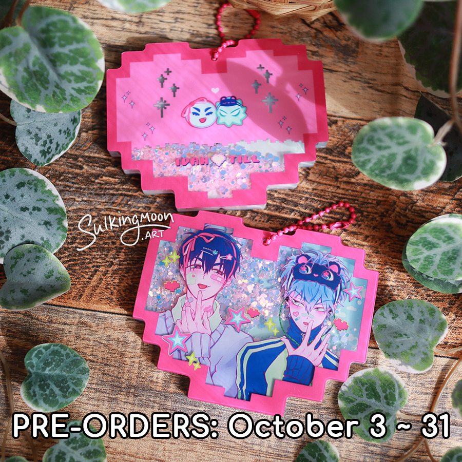 [PREORDER] IvanTill Nightglow Quicksand Acrylic Keychain