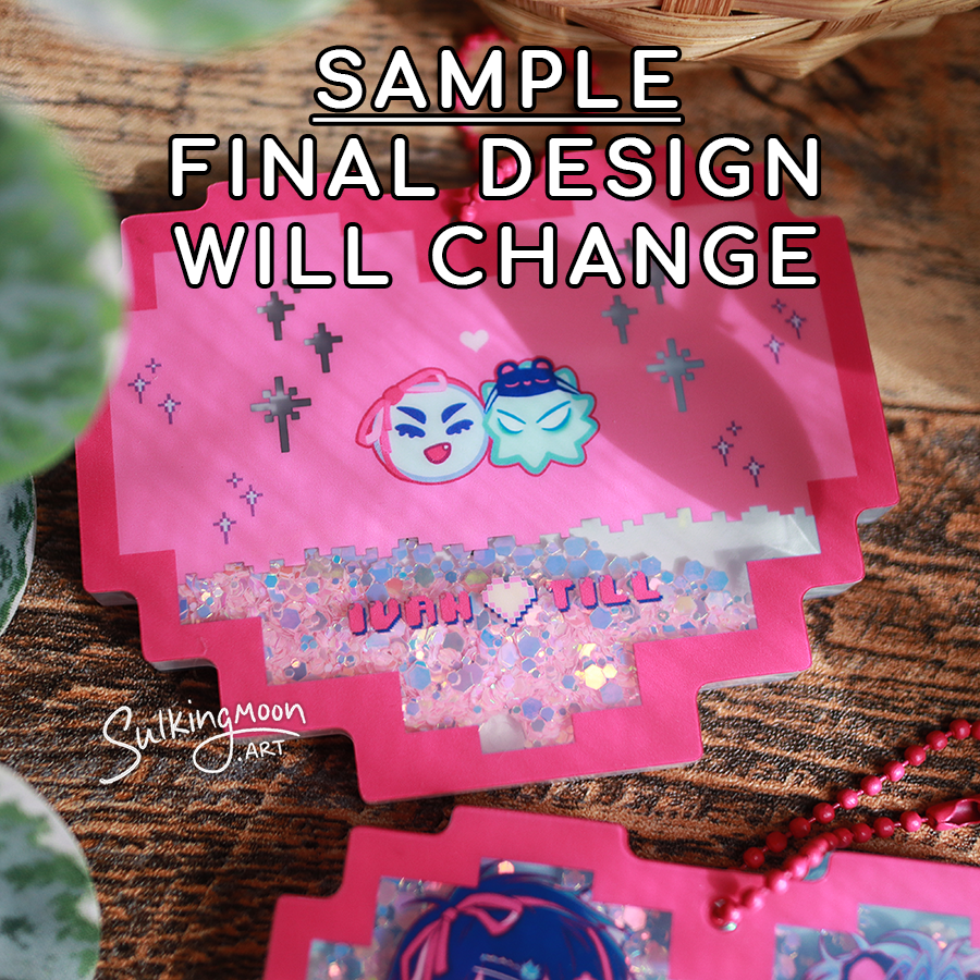 [PREORDER] IvanTill Nightglow Quicksand Acrylic Keychain