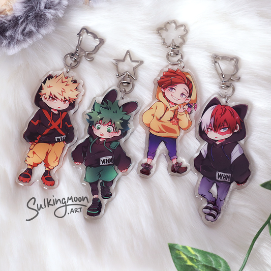 WHM Hoodie Keychains